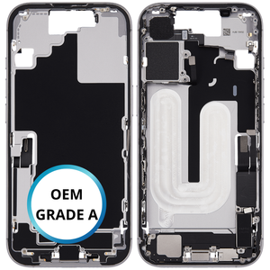 Châssis intermédiaire - iPhone 17 - Blanc | Complet avec composants (ORIGINAL GRADE A)