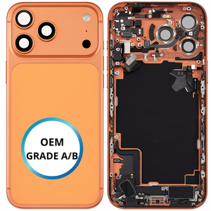 Châssis arrière - iPhone 17 Pro Max - Orange Cosmique | Complet avec composants (ORIGINAL GRADE A/B)