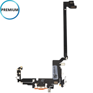 PREMIUM - Dock connecteur de charge - iPhone 17 ProMax - Orange Cosmique
