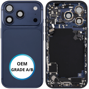 Châssis arrière - iPhone 17 Pro - Bleu Intense | Complet avec composants (ORIGINAL GRADE A/B)