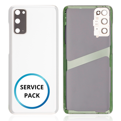Vitre arrière Samsung Galaxy S20 - 4G/5G - Blanc - SERVICE PACK ORIGINAL