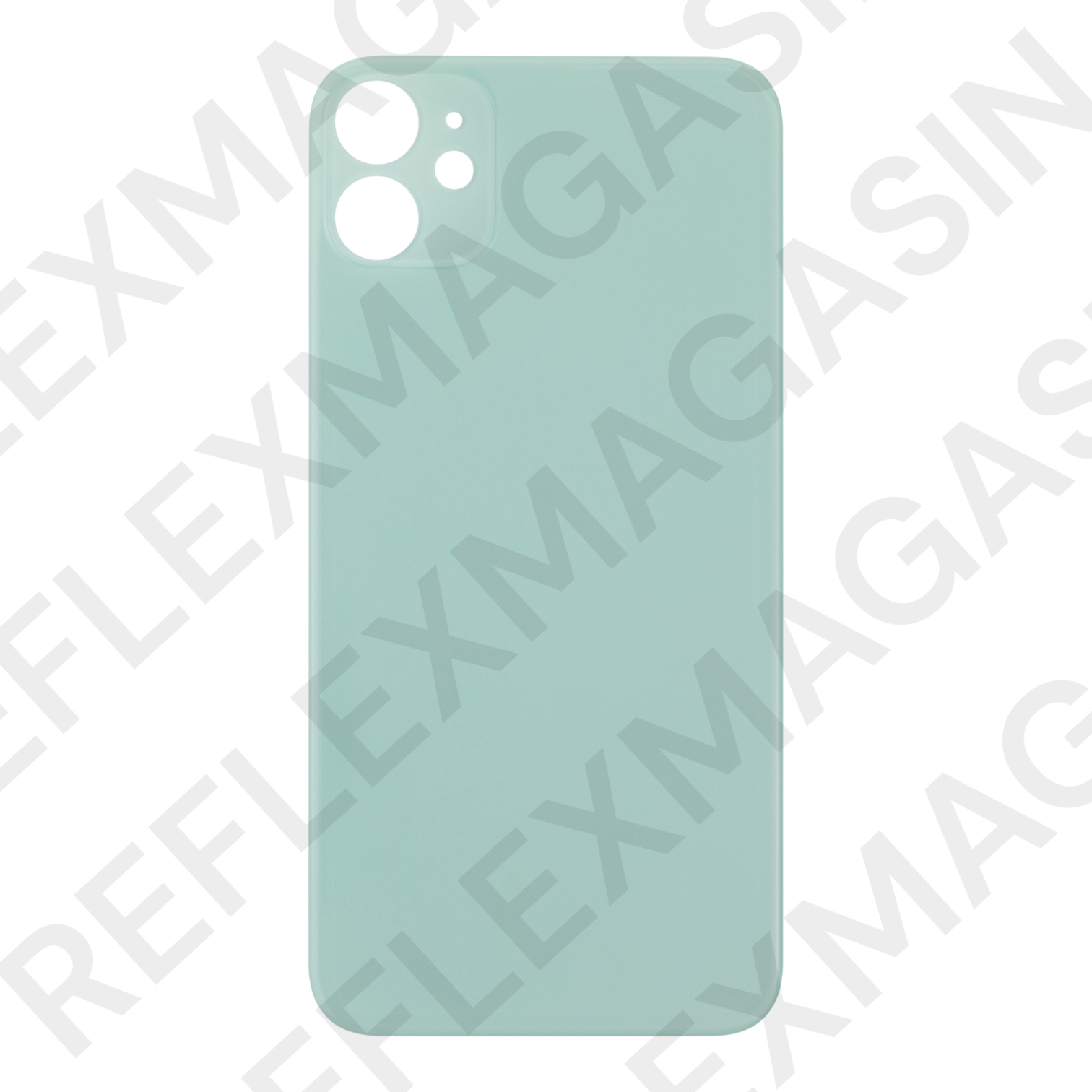 Vitre arrière iPhone 11 – Version Big Hole (grand trou caméra) – Adhésif