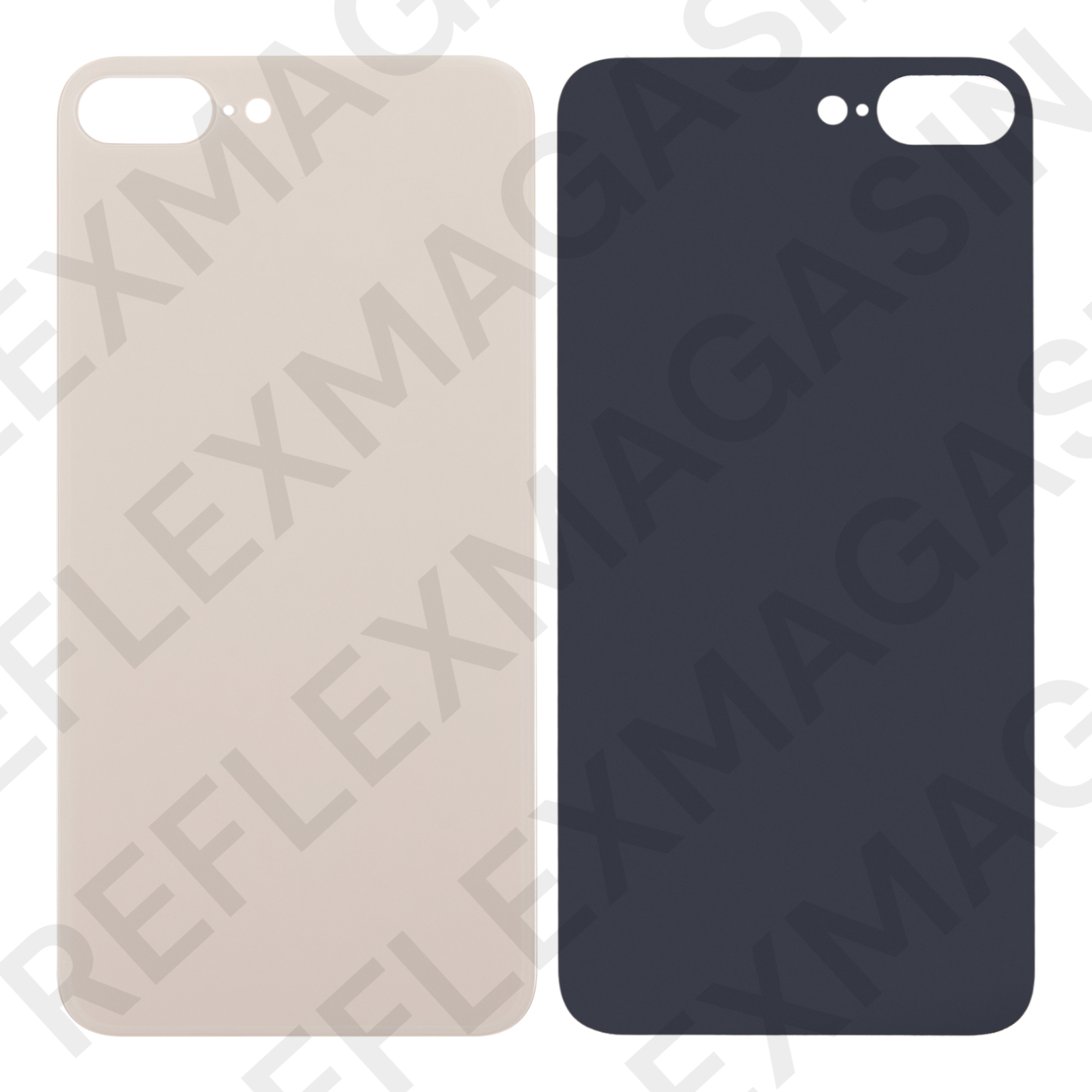 Vitre arrière iPhone 8 Plus – Version Big Hole (grand trou caméra) – Adhésif