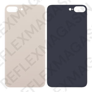 Vitre arrière iPhone 8 Plus – Version Big Hole (grand trou caméra) – Adhésif