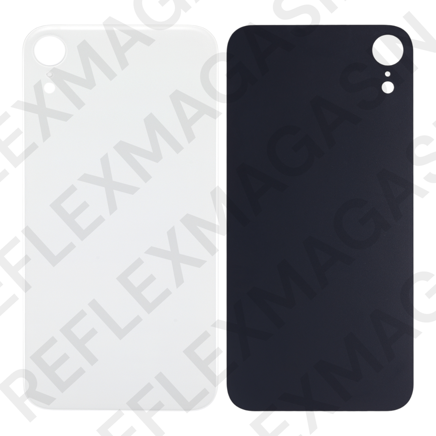 Vitre arrière iPhone XR – Version Big Hole (grand trou caméra) – Adhésif