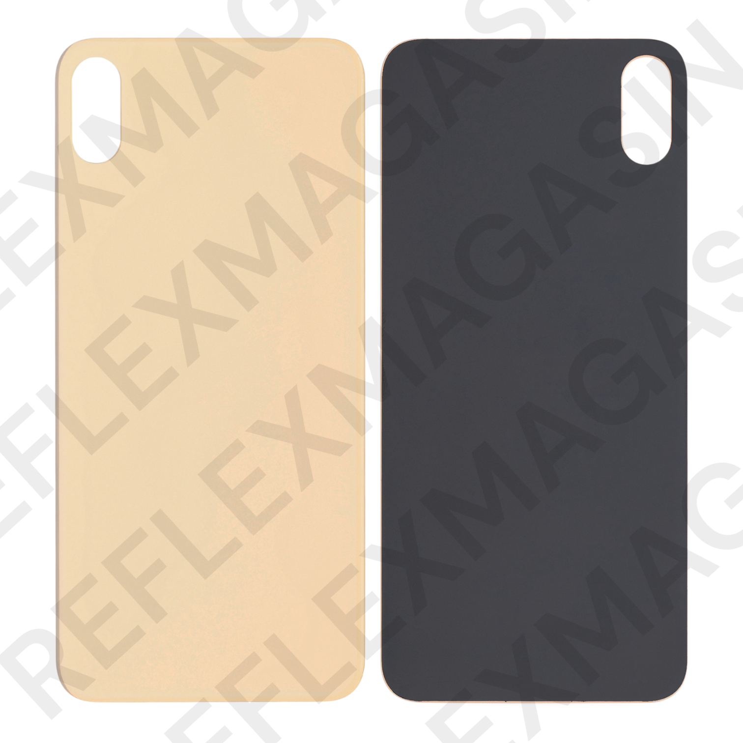 Vitre arrière iPhone XS Max – Version Big Hole (grand trou caméra) – Adhésif