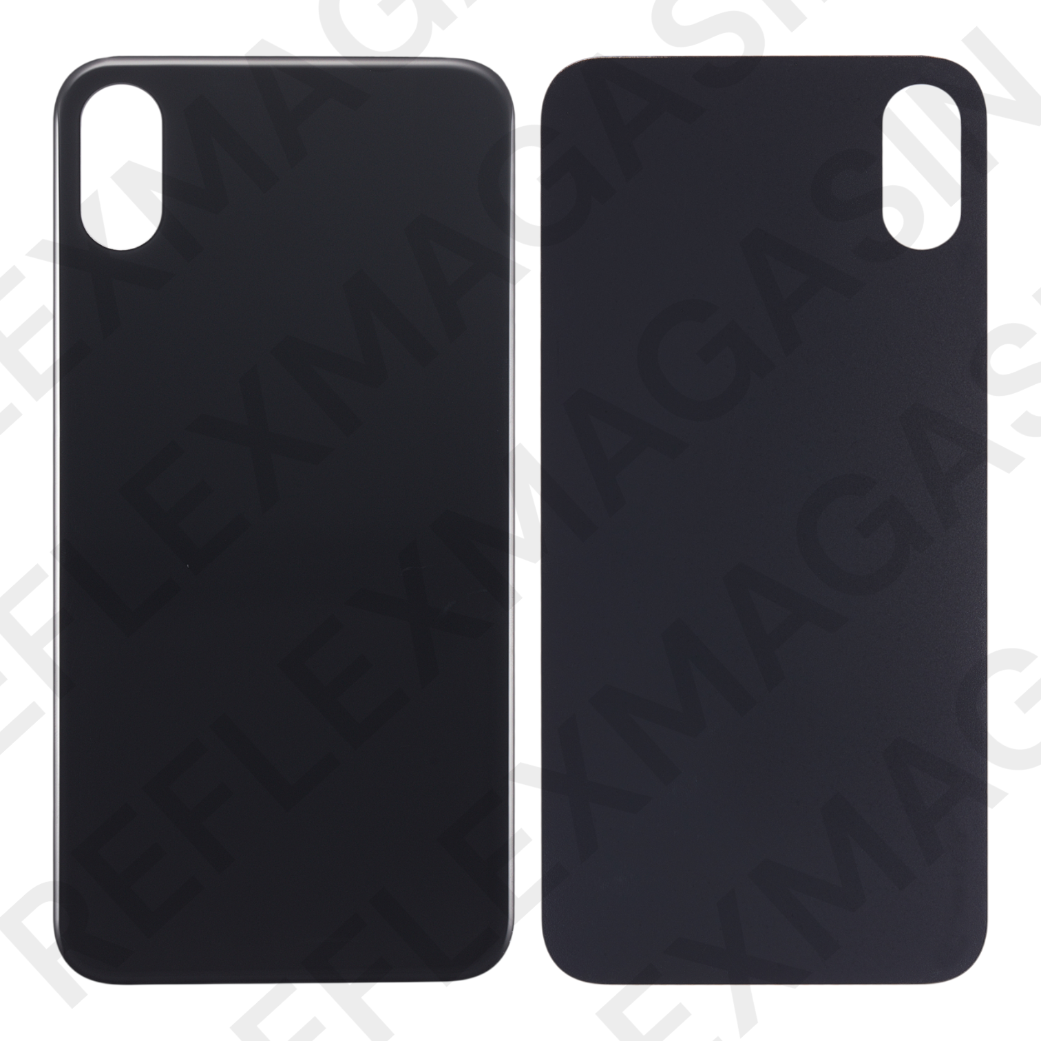 Vitre arrière iPhone XS – Version Big Hole (grand trou caméra) – Adhésif