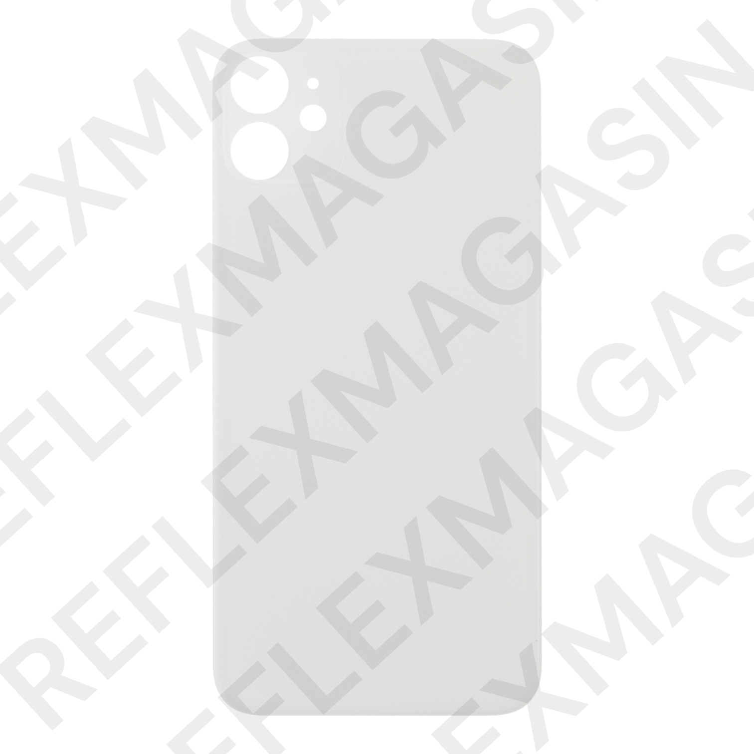 Vitre arrière iPhone 11 – Version Big Hole (grand trou caméra) – Adhésif