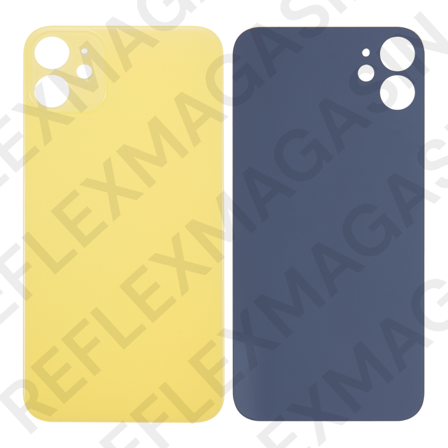 Vitre arrière iPhone 11 – Version Big Hole (grand trou caméra) – Adhésif