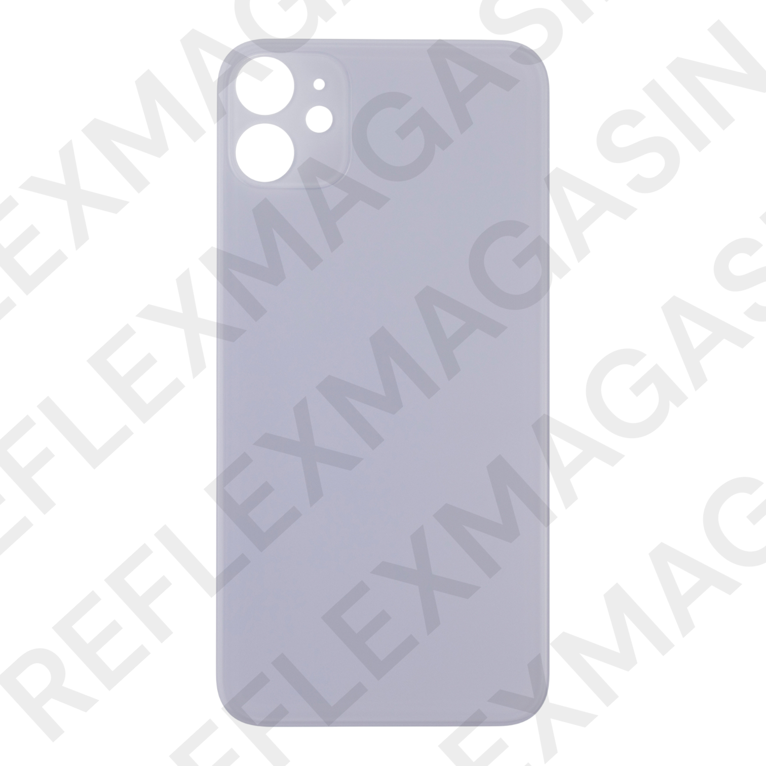 Vitre arrière iPhone 11 – Version Big Hole (grand trou caméra) – Adhésif