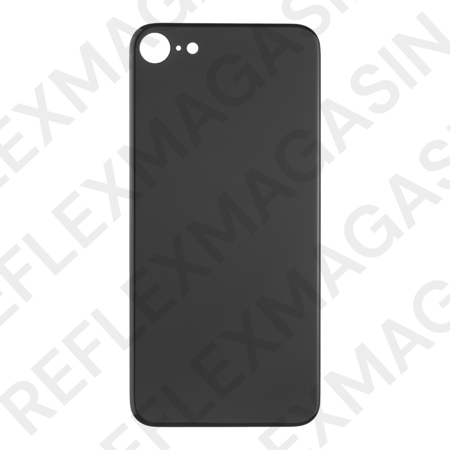 Vitre arrière iPhone 8 – Version Big Hole (grand trou caméra) – Adhésif