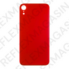 Vitre arrière iPhone XR – Version Big Hole (grand trou caméra) – Adhésif - Rouge (red product)