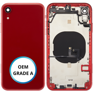 Châssis arrière - iPhone XR - Rouge - Avec composants (ORIGINAL GRADE A)