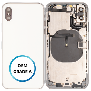 Châssis arrière - iPhone XS - Blanc | Avec composants (ORIGINAL GRADE A)