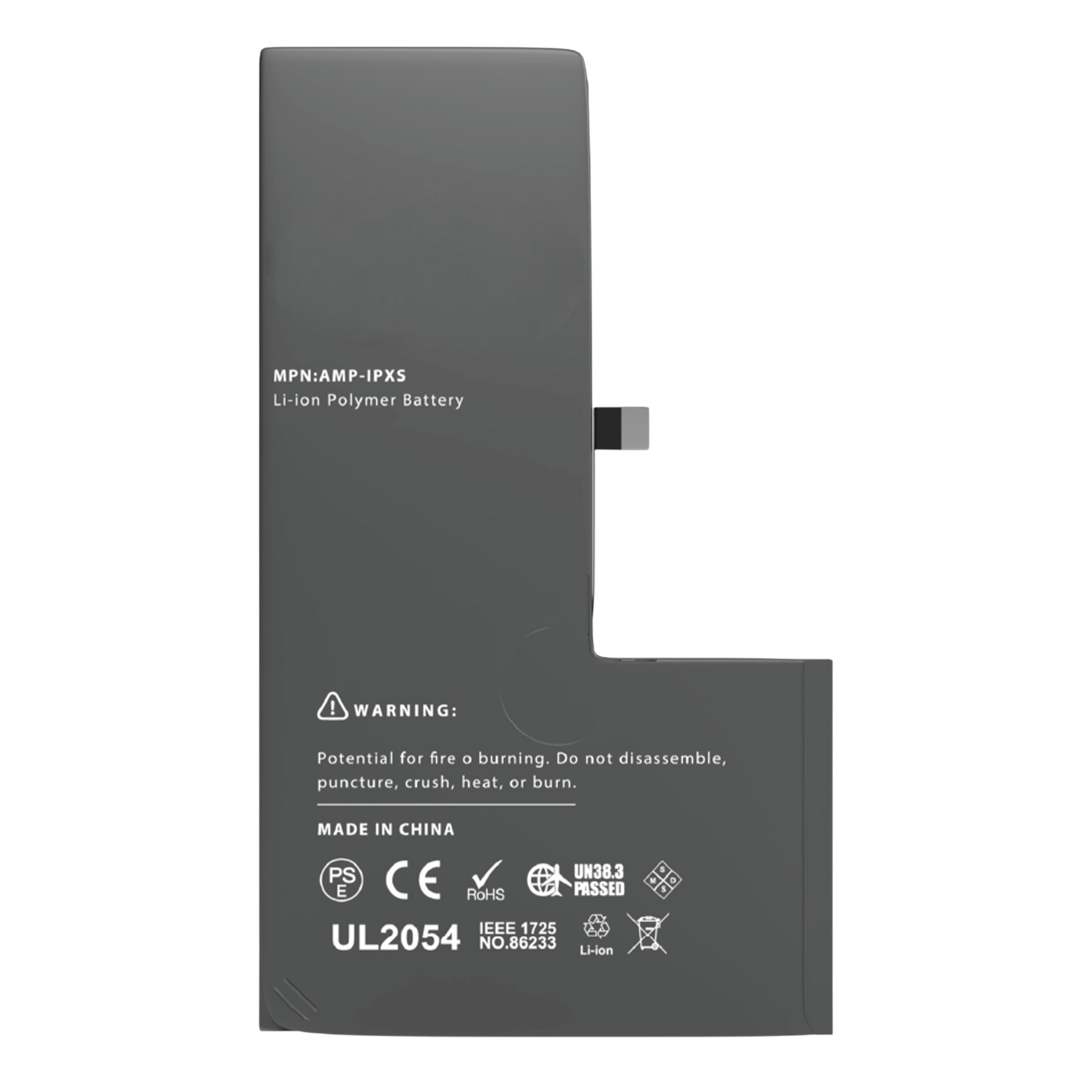 Batterie iPhone XS - Adhésif