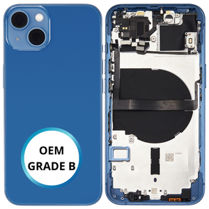 Châssis arrière - iPhone 13 - Bleu | Avec composants (ORIGINAL GRADE B)