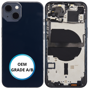 Châssis arrière - iPhone 13 - Noir - Avec composants (ORIGINAL GRADE A/B)