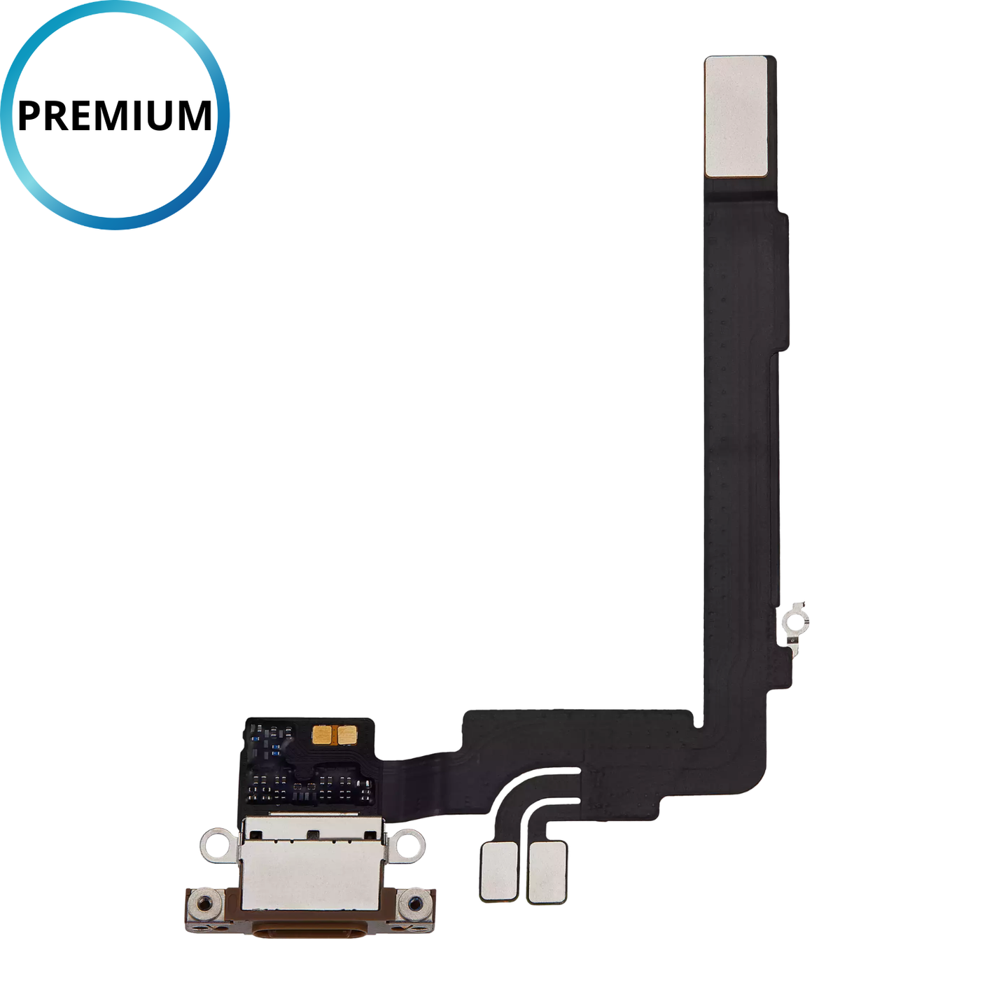 PREMIUM - Dock connecteur de charge - iPhone 16 Pro Max | Titane Sable (Gold)