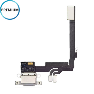 PREMIUM - Dock connecteur de charge - iPhone 16 Pro | Titane Blanc