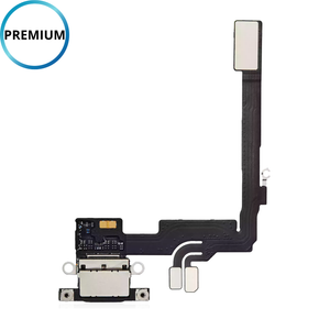 PREMIUM - Dock connecteur de charge - iPhone 16 Pro | Titane Noir