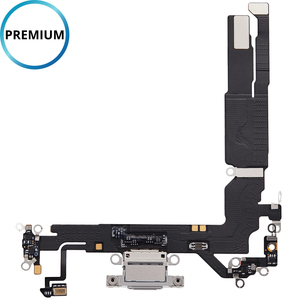 PREMIUM - Dock connecteur de charge - iPhone 17 - Blanc