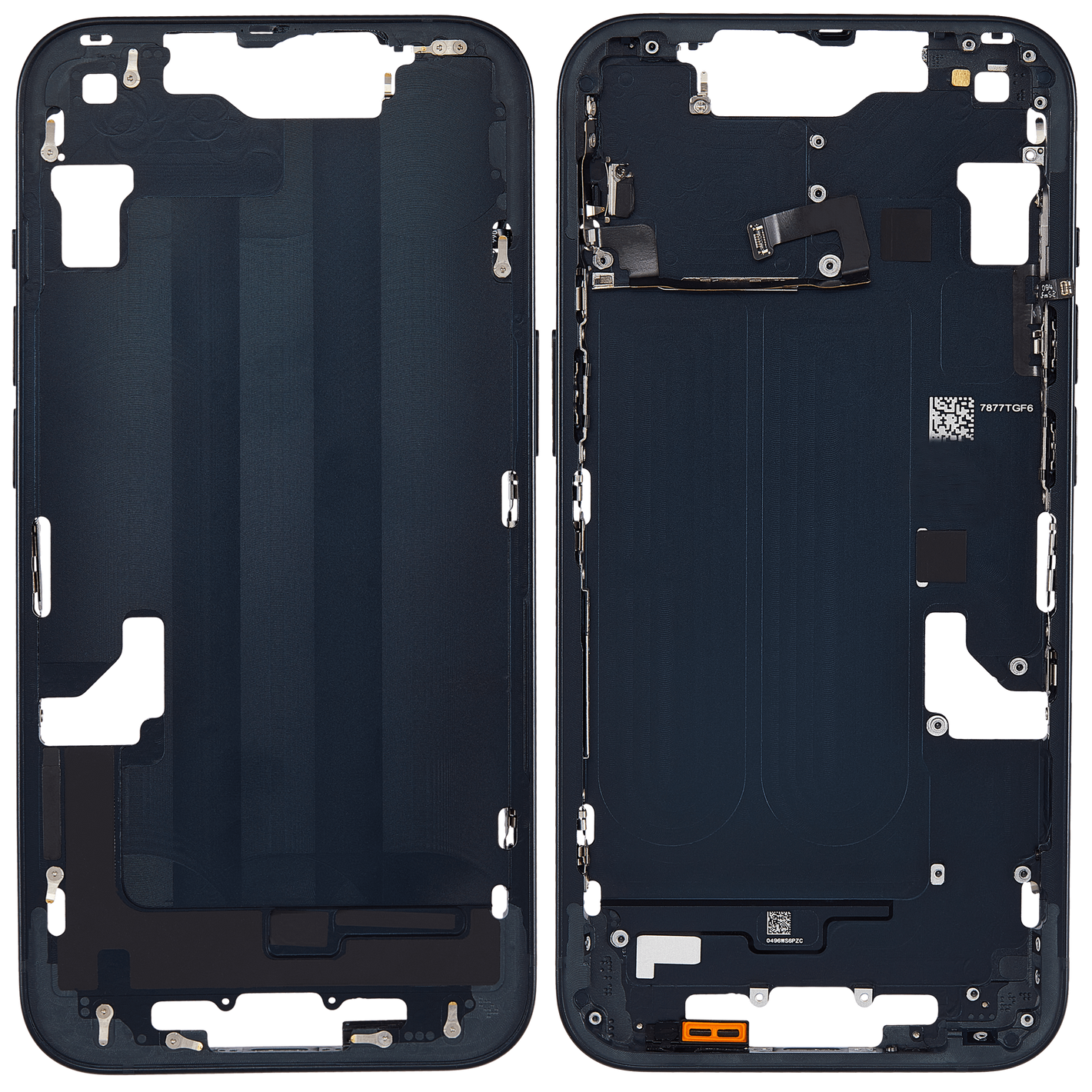 Châssis intermédiaire - iPhone 14  - Noir | Avec composants