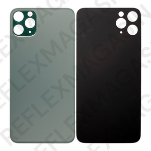 Vitre arrière iPhone 11 Pro – Version Big Hole (grand trou caméra) – Adhésif