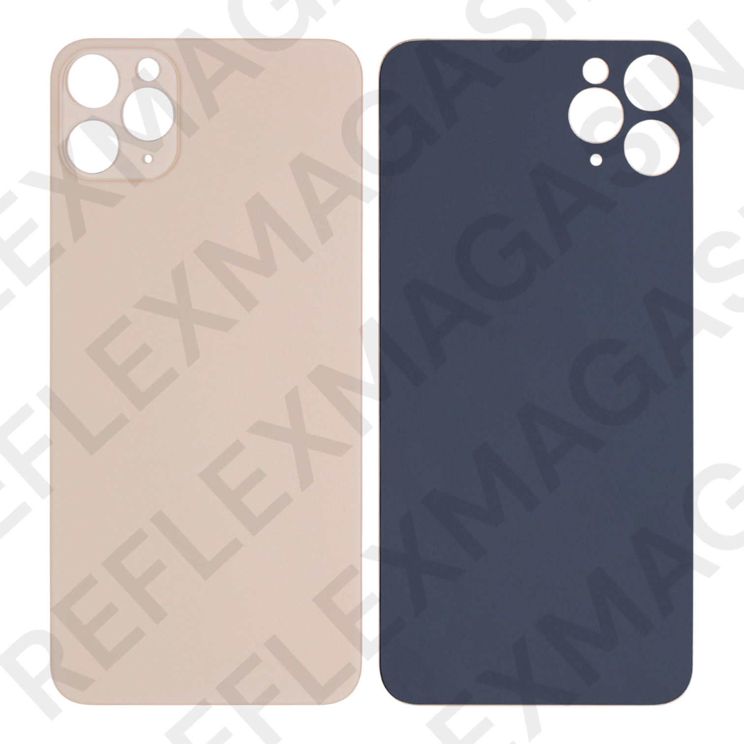 Vitre arrière iPhone 11 Pro – Version Big Hole (grand trou caméra) – Adhésif