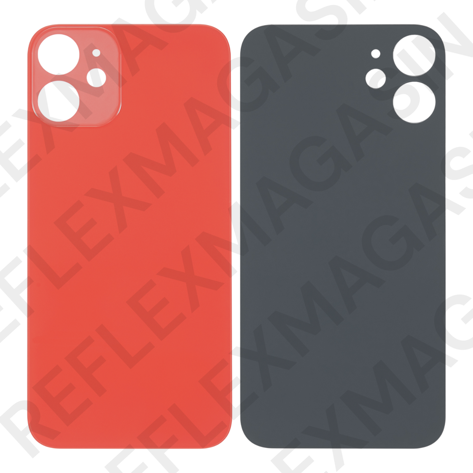 Vitre arrière iPhone 12 – Version Big Hole (grand trou caméra) – Adhésif