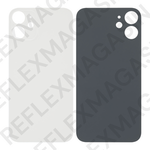 Vitre arrière iPhone 12 Mini – Version Big Hole (grand trou caméra) – Adhésif