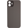 Vitre arrière iPhone 12 – Version Big Hole – Adhésif - Noir