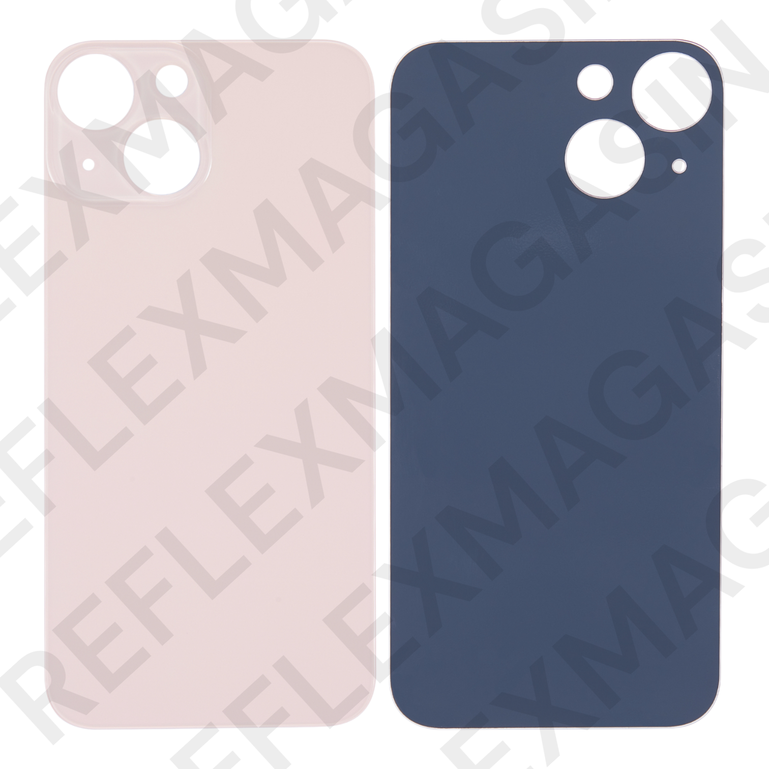 Vitre arrière iPhone 13 Mini – Version Big Hole (grand trou caméra) – Adhésif