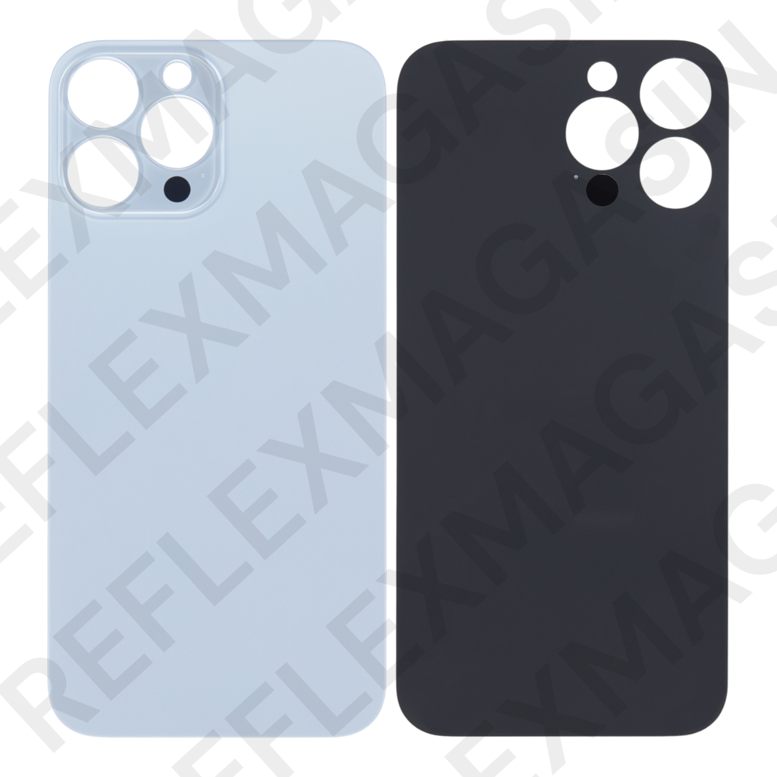 Vitre arrière iPhone 13 Pro – Version Big Hole (grand trou caméra) – Adhésif