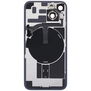 Vitre arrière assemblée - iPhone 14 Blanc - NFC + FLASH (ORIGINAL PULLED GRADE A)