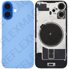 Vitre arrière assemblée - iPhone 16 - BLEU OUTREMER