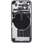Vitre arrière assemblée - iPhone 14 Violet - NFC + FLASH (ORIGINAL PULLED GRADE A)