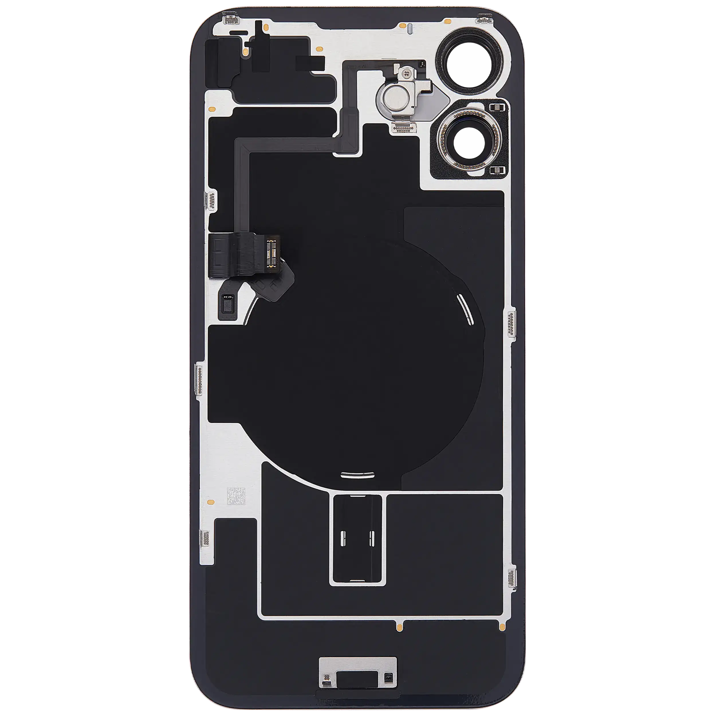 Vitre arrière assemblée - iPhone 16 PLUS - Vert Sarcelle - NFC + FLASH (ORIGINAL PULLED GRADE A)