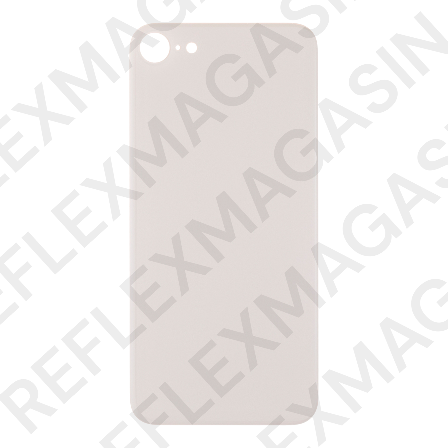 Vitre arrière iPhone 8 – Version Big Hole (grand trou caméra) – Adhésif